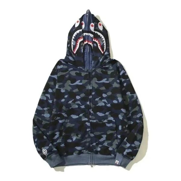 Bape Shark Head Multicolor Hoodie