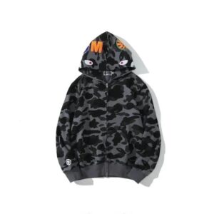 Bape Shark Head Multicolor Hoodie