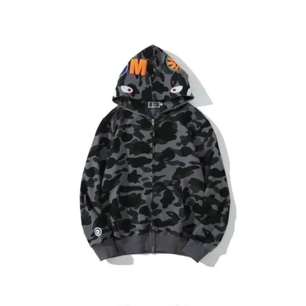 Bape Shark Head Multicolor Hoodie