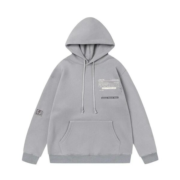 travisscott printed casual hoodie