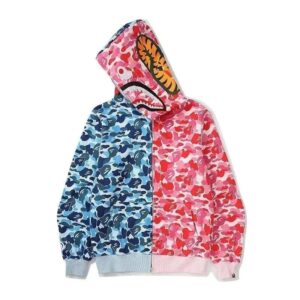 Bape Shark Head Multicolor Hoodie