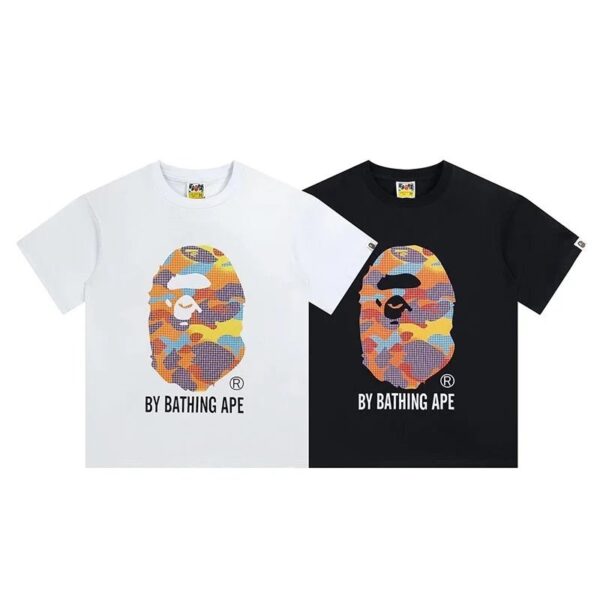 BAPE printed short-sleeved T-shirt Japanese tide men