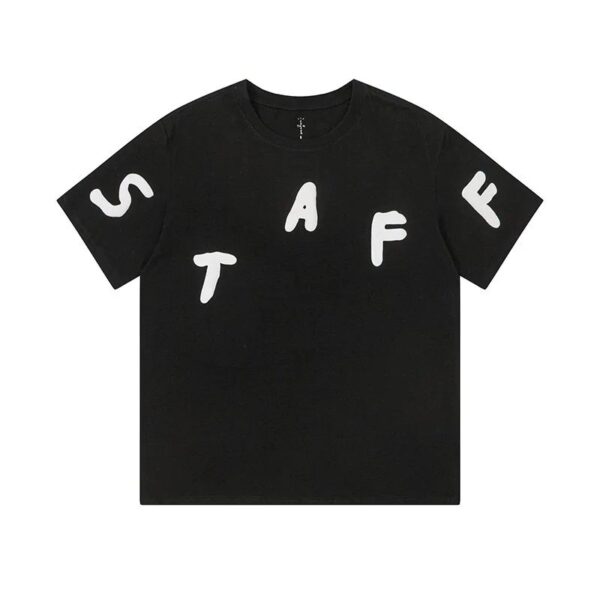 TravisScott Cactus JackFesrivalStaffTee Rap Tour Short Sleeve