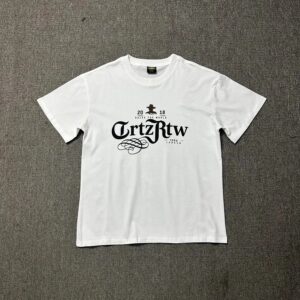 Corteiz White Gothic Short Sleeve