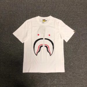 BAPE Classic Shark Mouth Couple's Printed Short Sleeve T-Shirt