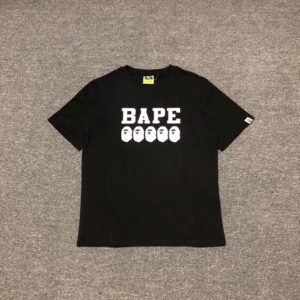 BAPE letter LOGO printed short sleeve T-shirt