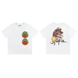 TravisScott CactusJack&Utopia Utopia Co-Branded Hand Print Short Sleeve