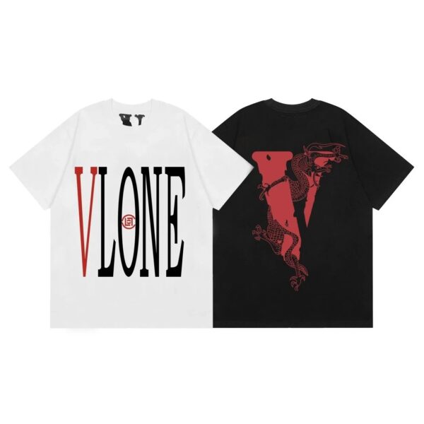 VLONE high quality dragon big V short sleeve