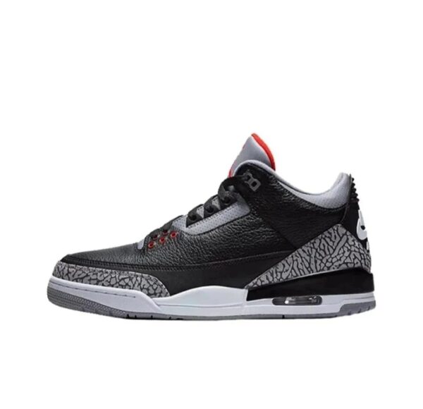 AIR Jordan 3 basketball shoeBlack cement