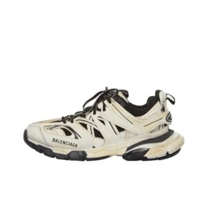 balenciaga track casual sneakers Rice white black
