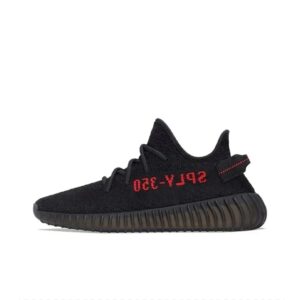 Yeezy boost 350V2 Black and red characters