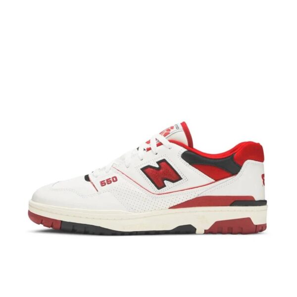 New Balance 550 sneakers White red
