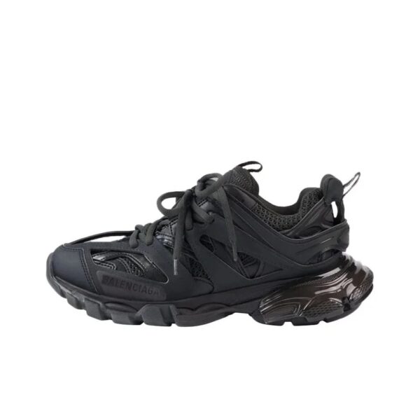 balenciaga track casual sneakers all black - 图片 2