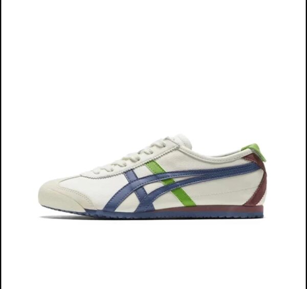 Onitsuka Tiger EspadrillesWhite blue green-original shoes quality leather - 图片 2