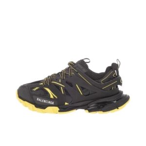 balenciaga track casual sneakers Black yellow