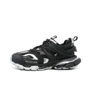 balenciaga track casual sneakers Black silver