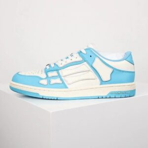 AmiriSkeleton Low-Skel top Sneakers North Carolina Blue Bone