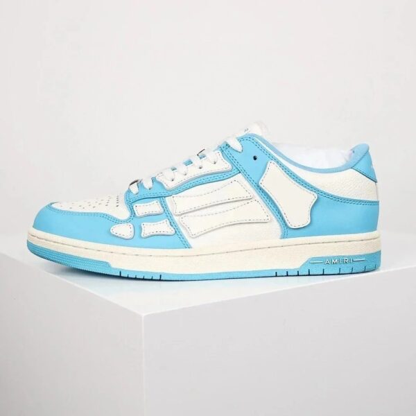 AmiriSkeleton Low-Skel top Sneakers North Carolina Blue Bone