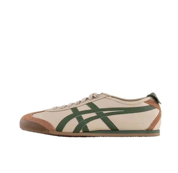 Onitsuka Tiger EspadrillesLeather Brown Green-Original Shoe Quality Genuine Leather