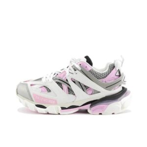balenciaga track casual sneakers gray powder white