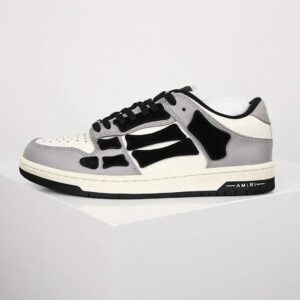 AmiriSkeleton Low-Skel top Sneakers gray black bones