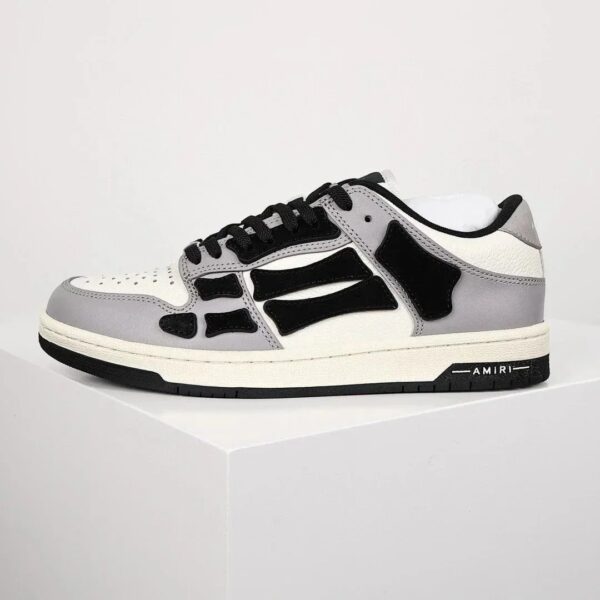 AmiriSkeleton Low-Skel top Sneakers gray black bones