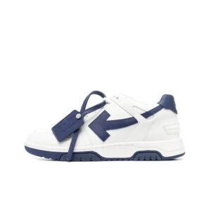 off-whtitle Arrowhead Symbol Vintage Sneakers  White-Blue White