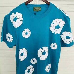 DENIM TEARS Foam Short Sleeve Men's Casual T-Shirt