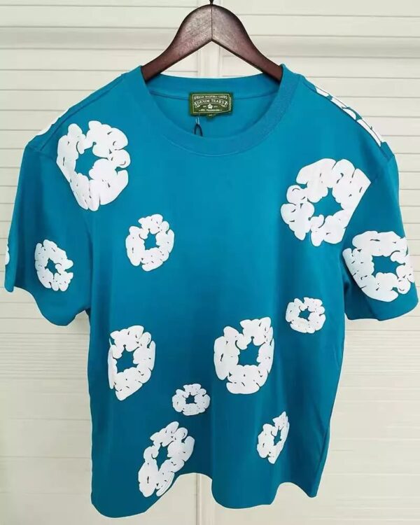 DENIM TEARS Foam Short Sleeve Men's Casual T-Shirt