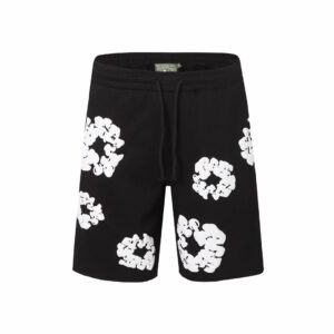 DENIM TEARS Foam Printed High Street Short Sleeve Black