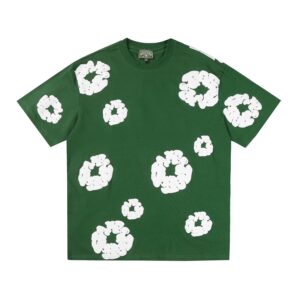 DENIM TEARS Foam Print High Street Short Sleeve Green