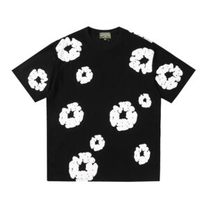 DENIM TEARS Foam Printed High Street Short Sleeve Black