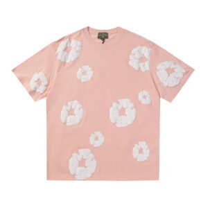 DENIM TEARS Foam Print High Street Short Sleeve Pink