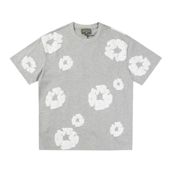 DENIM TEARS Foam Printed High Street Short Sleeve Grey