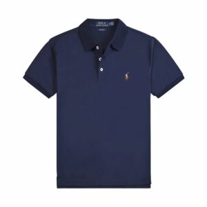 Ralph Lauren Henley Collar Embroidered Logo T-ShirtRoyal Blue