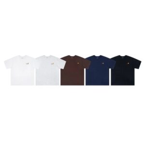 Carhartt classic embroidered logo English combination round neck short sleeve T-shirt