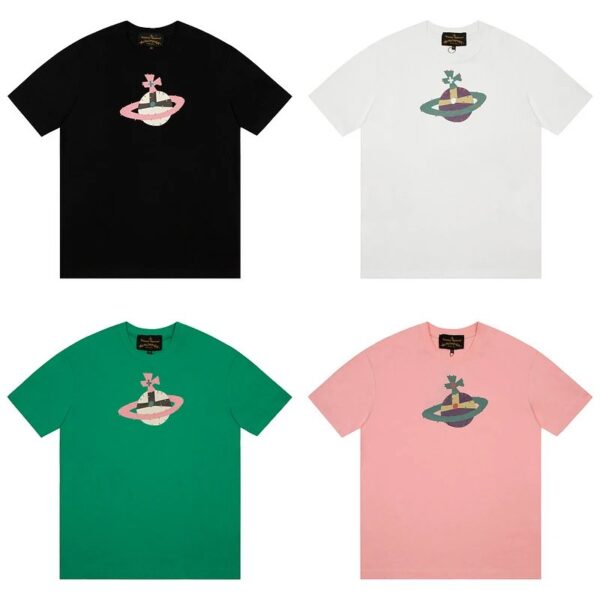 Vivienne Westwood short sleeve t-shirt planet big logo
