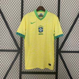 Euro 2024 National Team Soccer Jersey Collection Brazil Home