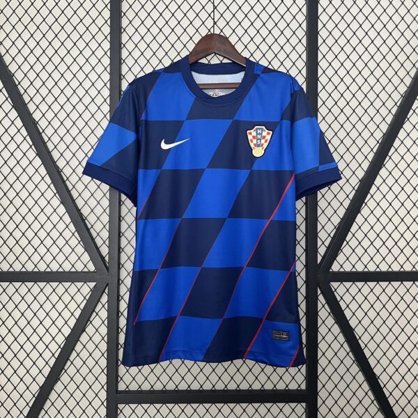 Euro 2024 National Team Soccer Jersey Collection Croatia Away