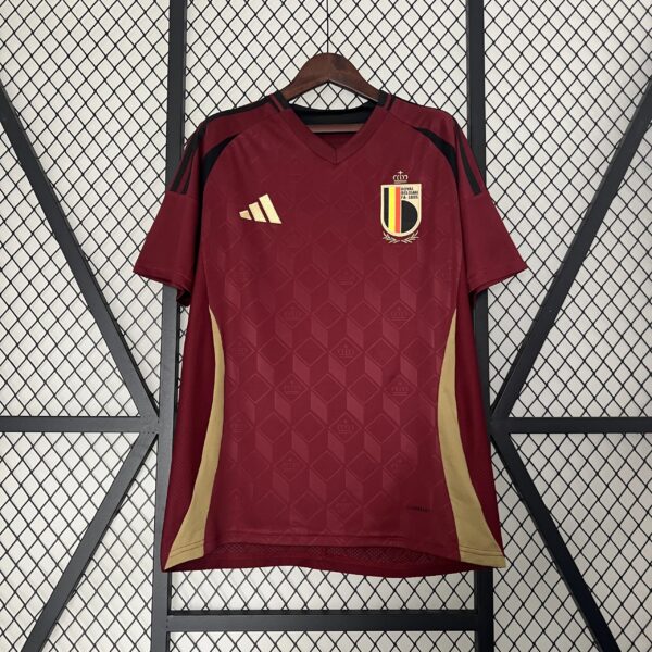 Euro 2024 National Team Soccer Jersey Collection Belgium Home