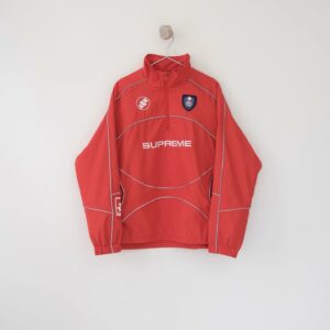 Supreme ReflectivePipingPullover3M red