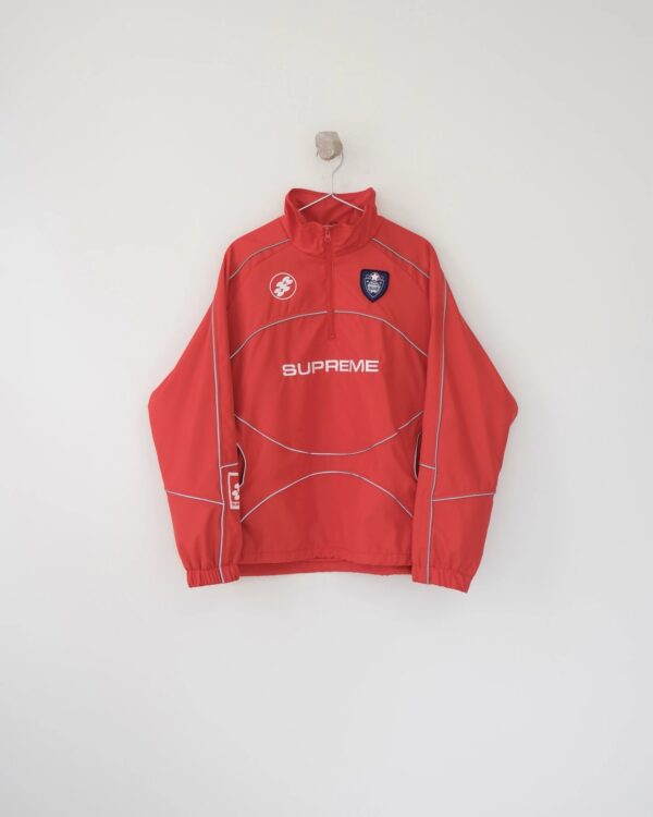 Supreme ReflectivePipingPullover3M red