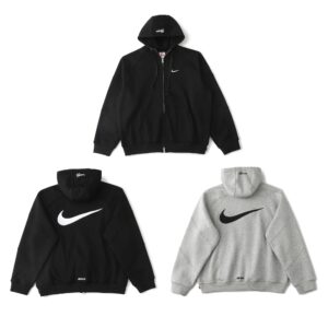 SupremexNike Sweatpant Embroidered Logo Hoodie