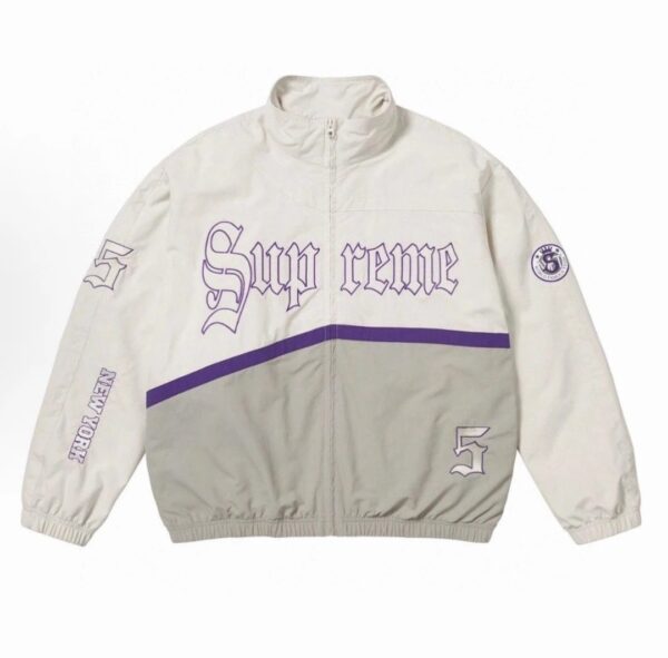 Supreme TrackJacket Logo Pattern Jacket