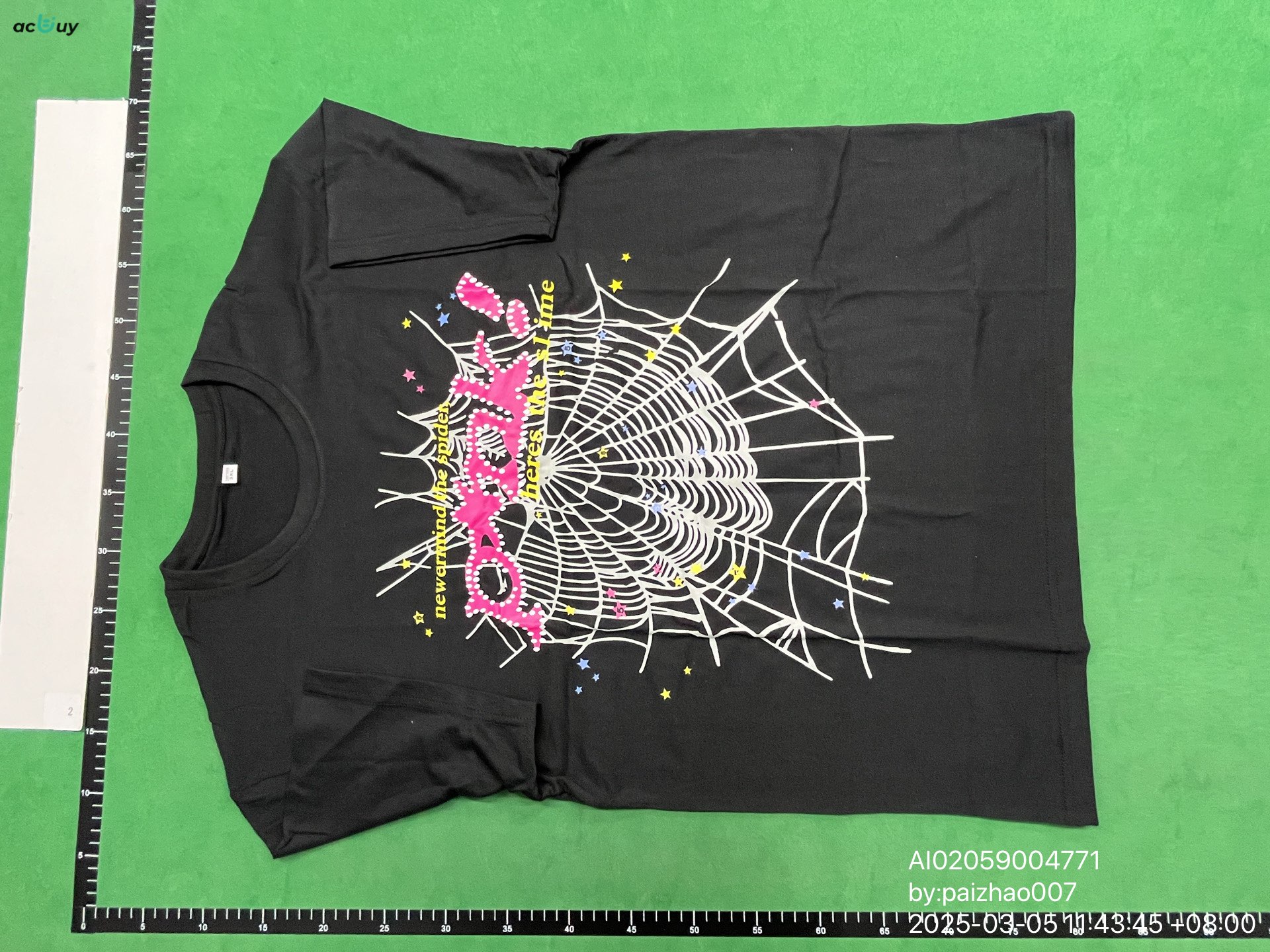 sp5der t-shirts QC image