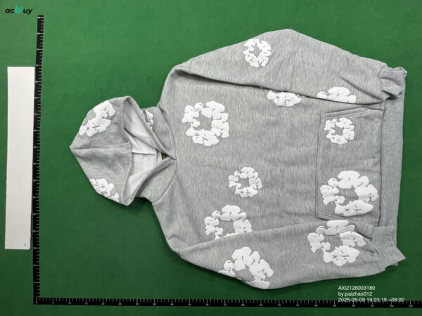 DENIM TEARS Foam Flower Hoodie Hot! - 图片 2