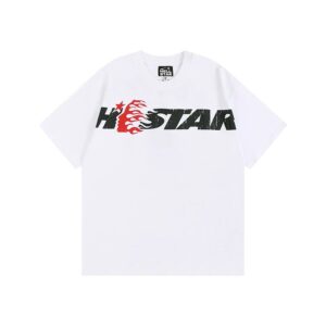 Hellstar High Street American Street Hip Hop Peplum Printed Short Sleeve T-Shirt