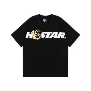 Hellstar High Street American Street Hip Hop Peplum Printed Short Sleeve T-Shirt