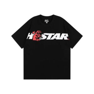 Hellstar High Street American Street Hip Hop Peplum Printed Short Sleeve T-Shirt