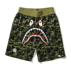 bape shark camouflage casual shorts